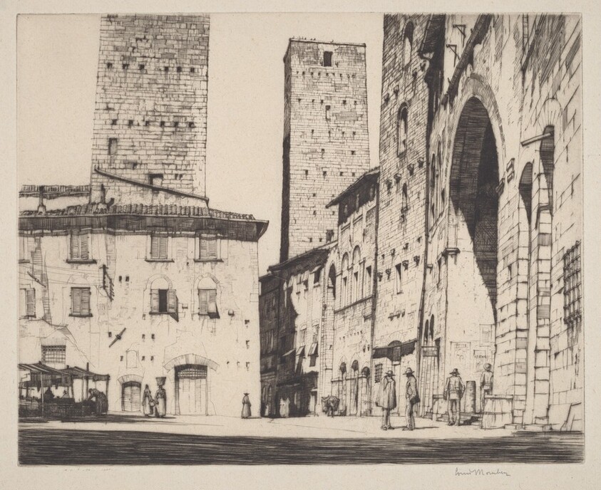 Loggia della Podesta, San Gimignano