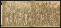 The Triumph of Julius Caesar [no.1 and 2 plus 2 columns], Andrea Andreani after Andrea Mantegna, 1599