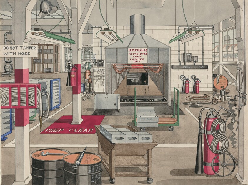 "Japan" Lacquer Dipping Vat