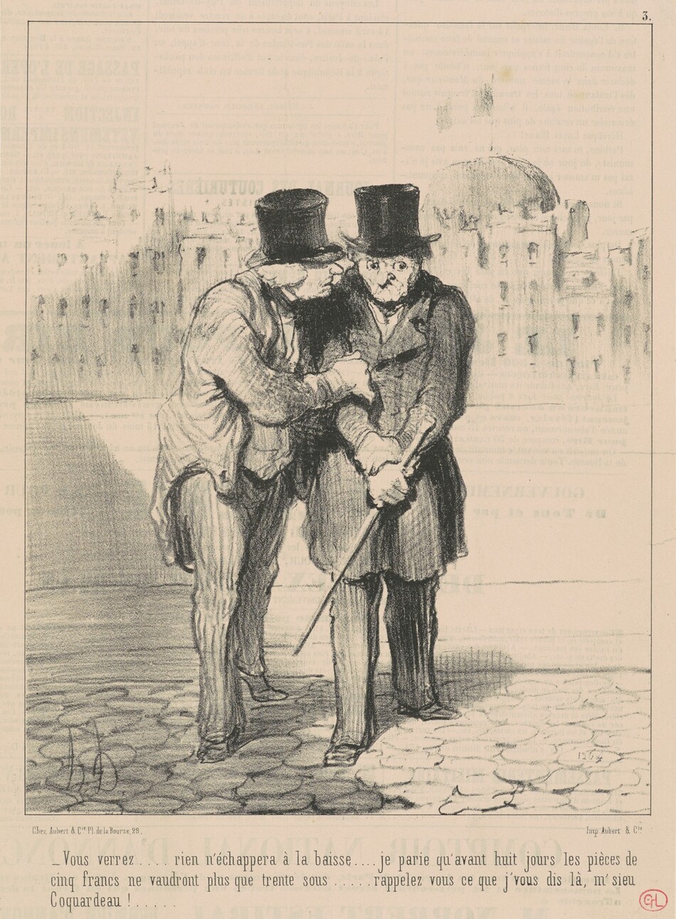 Vous verrez ... rien n'échappera a la baisse ... by Daumier, Honoré
