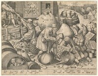Everyman, Pieter van der Heyden after Pieter Bruegel the Elder, c. 1558