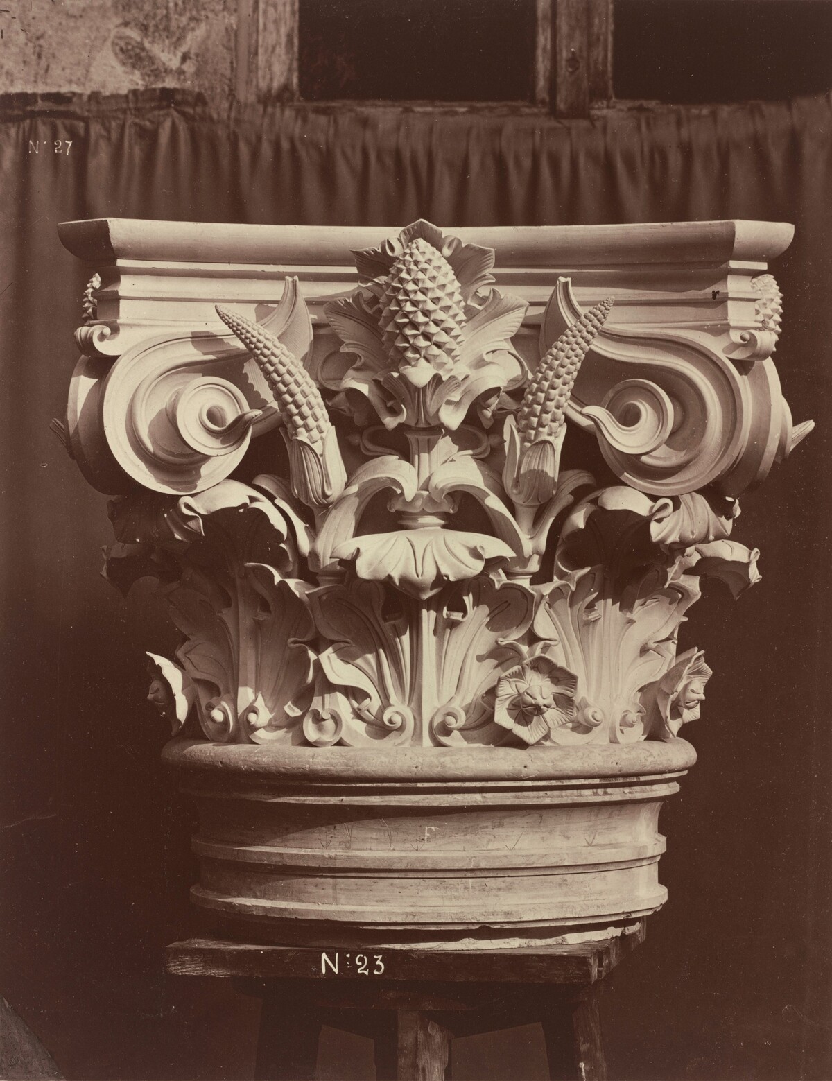 Ornamental Sculpture from the Paris Opera House (Column Fragment)