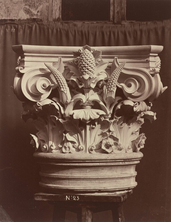 Ornamental Sculpture from the Paris Opera House (Column Fragment)
