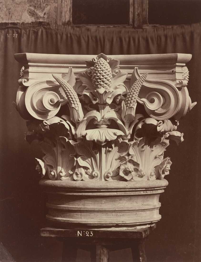 Ornamental Sculpture from the Paris Opera House (Column Fragment)