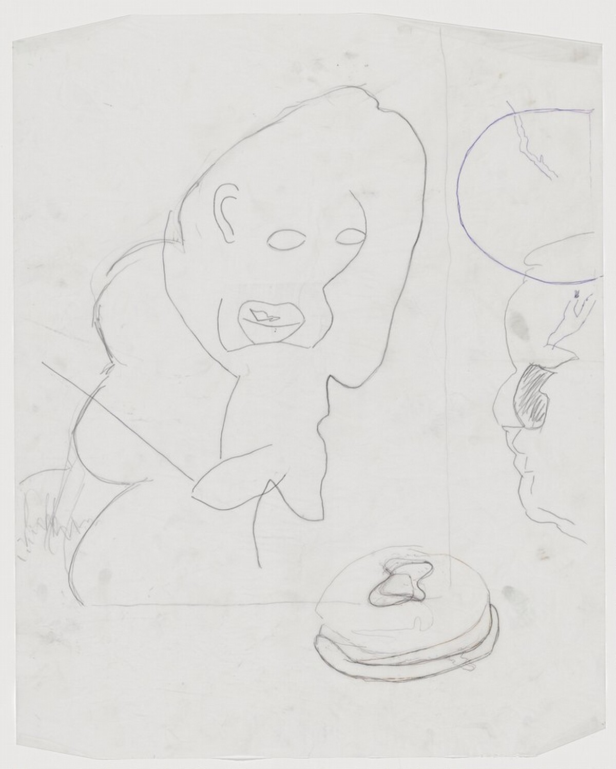 Pontchartrain [preparatory drawing for panel C]