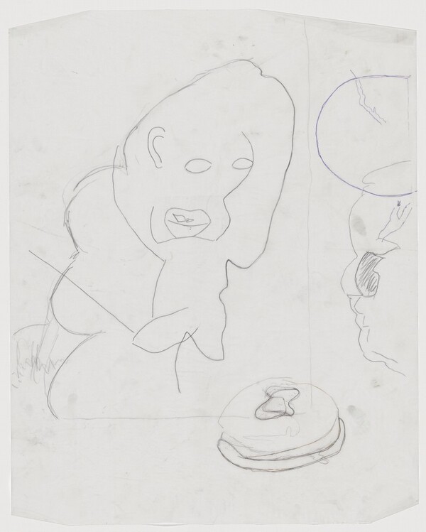 Pontchartrain [preparatory drawing for panel C]