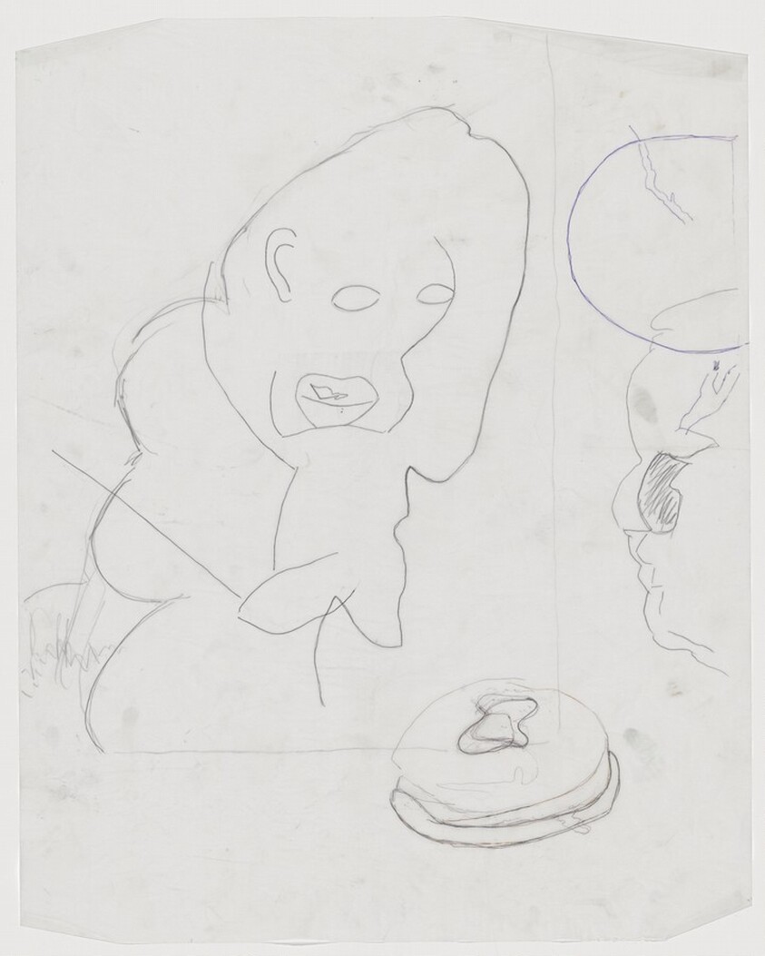 Pontchartrain [preparatory drawing for panel C]