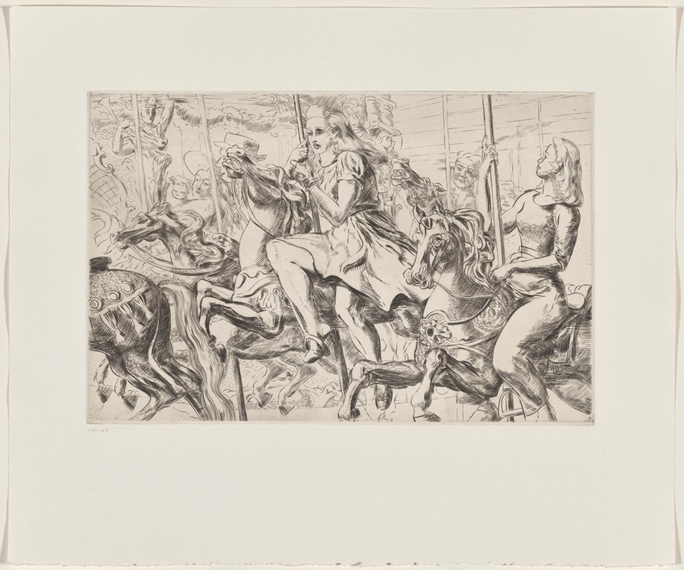 Merry-Go-Round, Reginald Marsh, 1940
