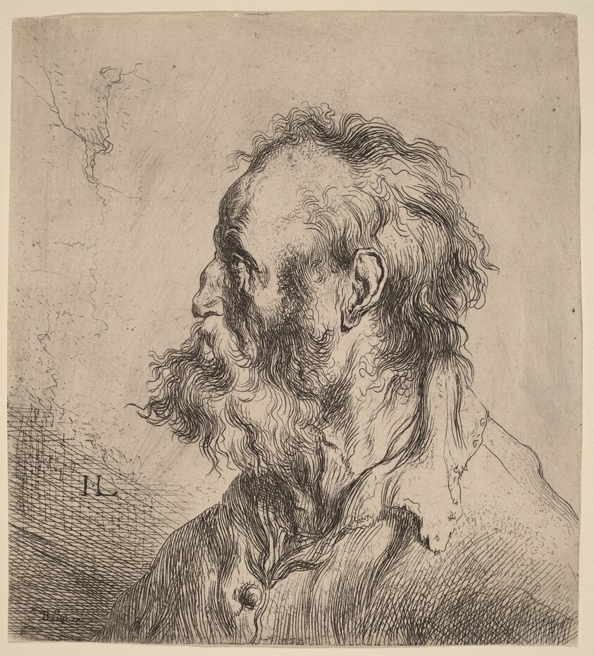 Bust of a Bearded Old Man