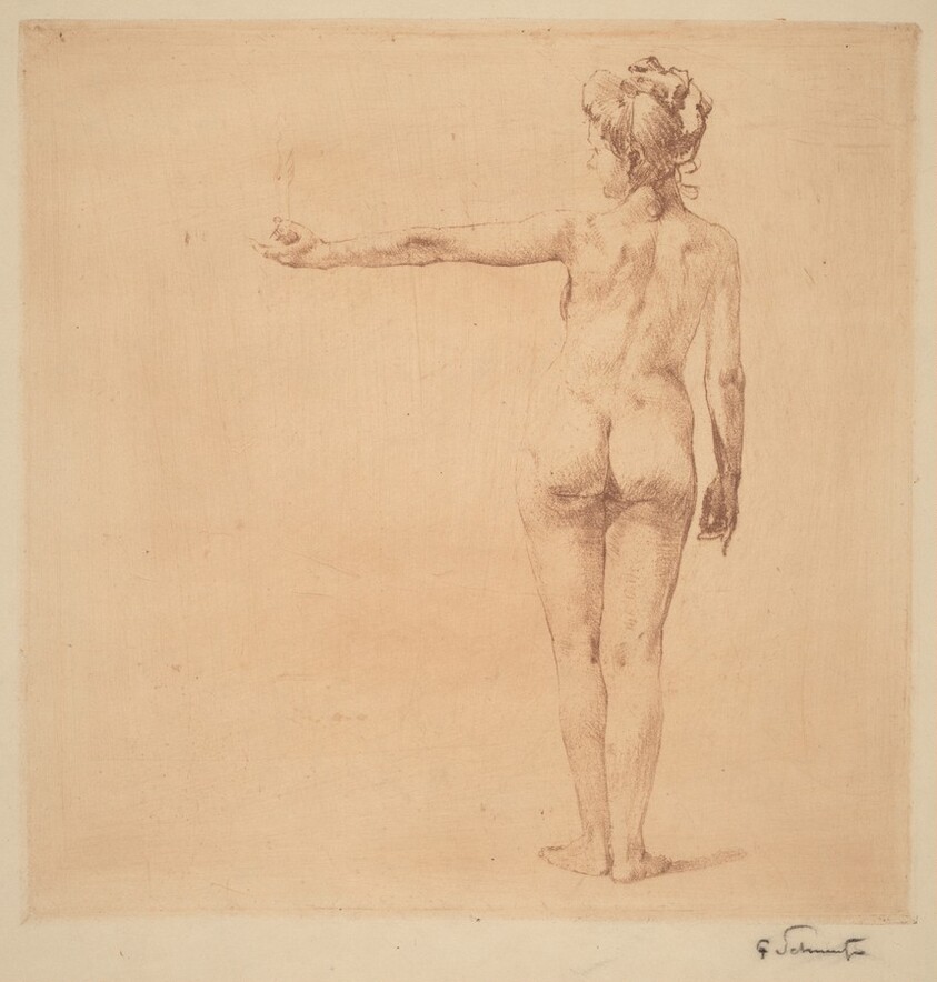 Nude with Outstretched Arm