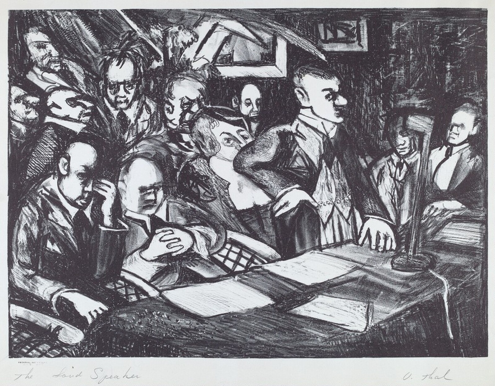 The Loud Speaker, Victor Thall, c. 1936-1939