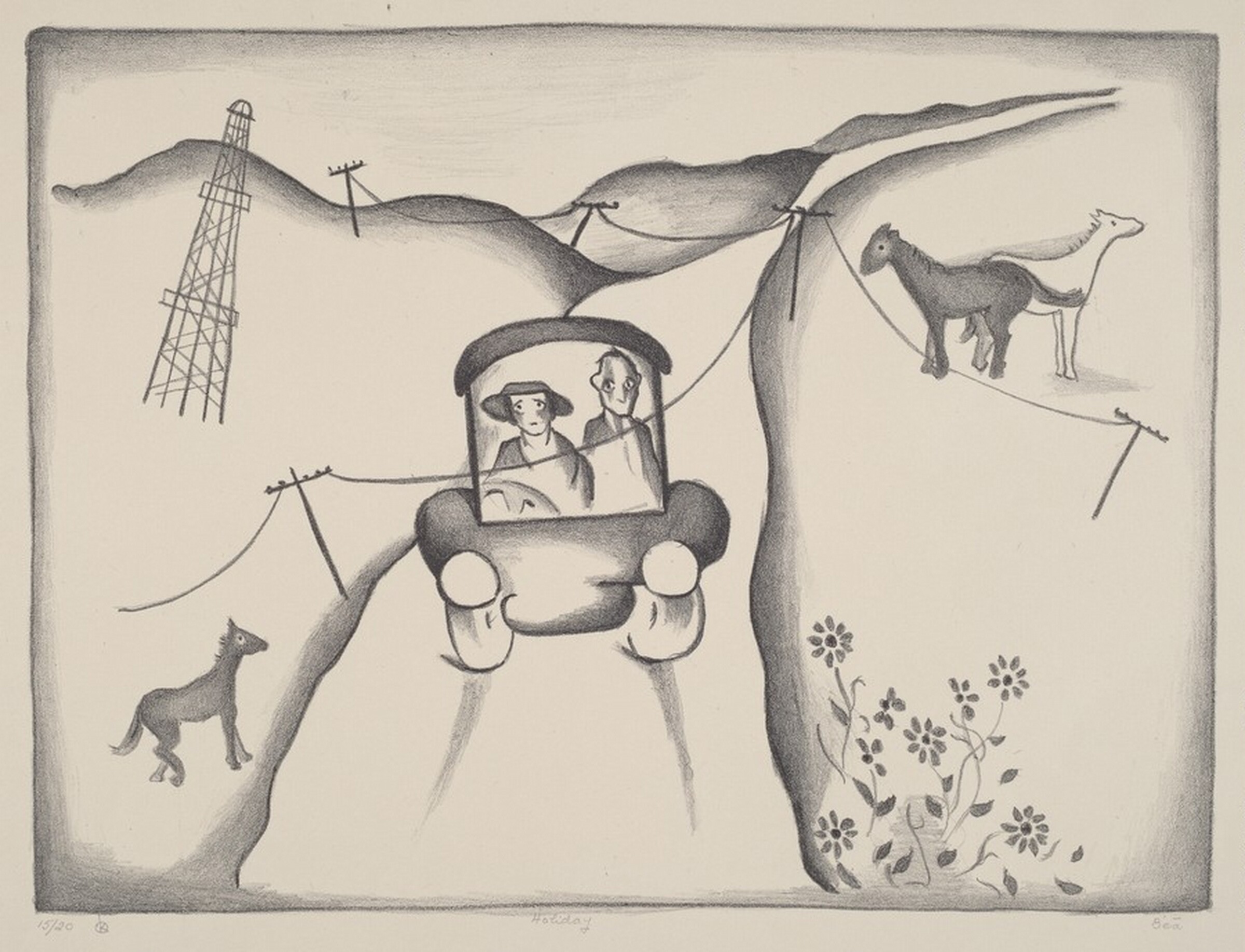 Holidays, Beatrice Wood, 1925
