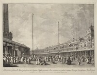 Procession on Corpus Christi Day in the Piazza San Marco, Giovanni Battista Brustolon after Canaletto, 1763/1766
