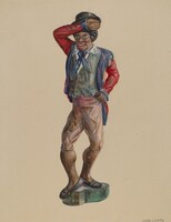 Figure of a Black Man, Mina Lowry, c. 1936