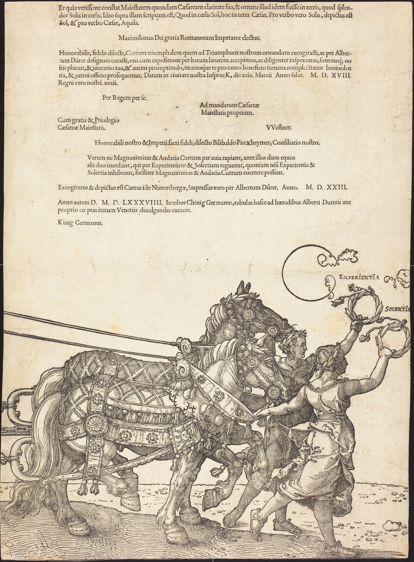 The Triumphal Chariot of Maximilian I (The Great Triumphal Car) [plate 8 of 8]