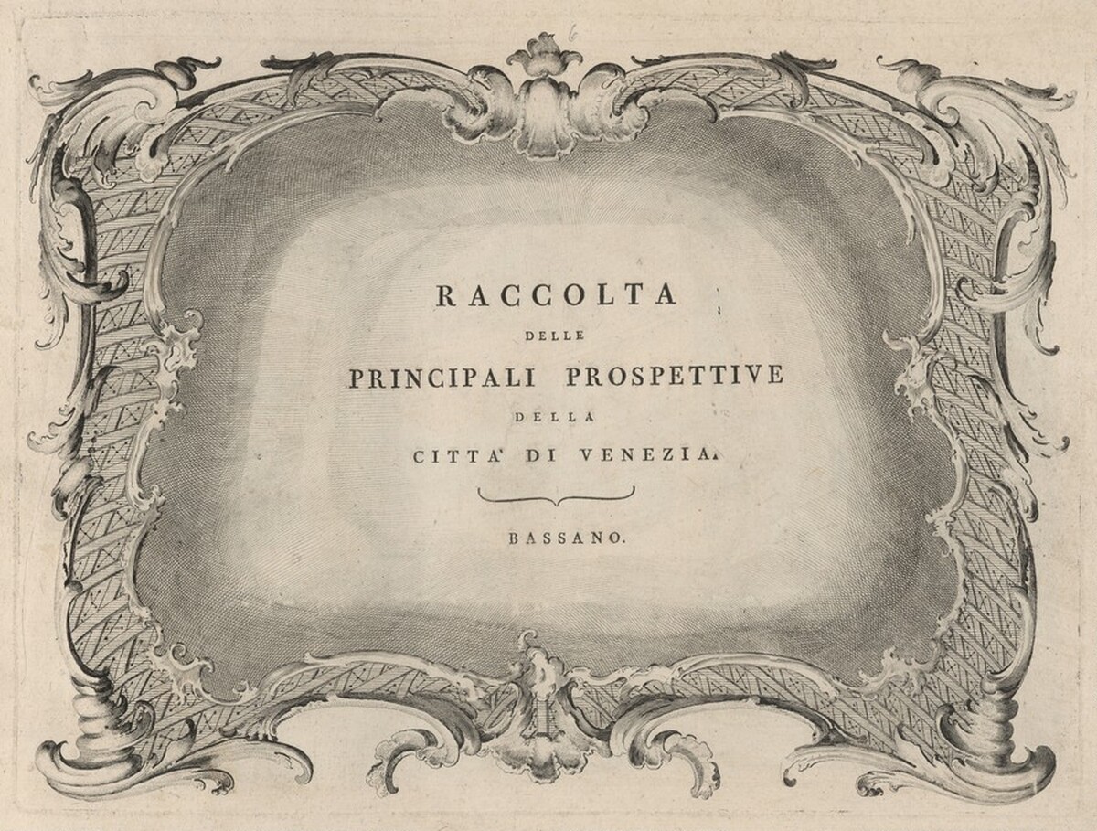Raccolta delle principali prospettive della città di Venezia