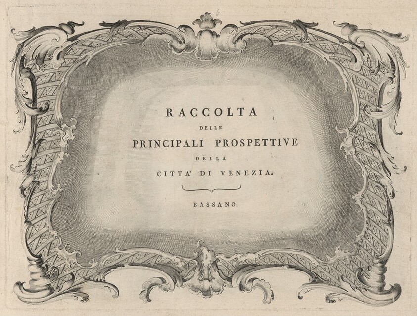 Raccolta delle principali prospettive della città di Venezia