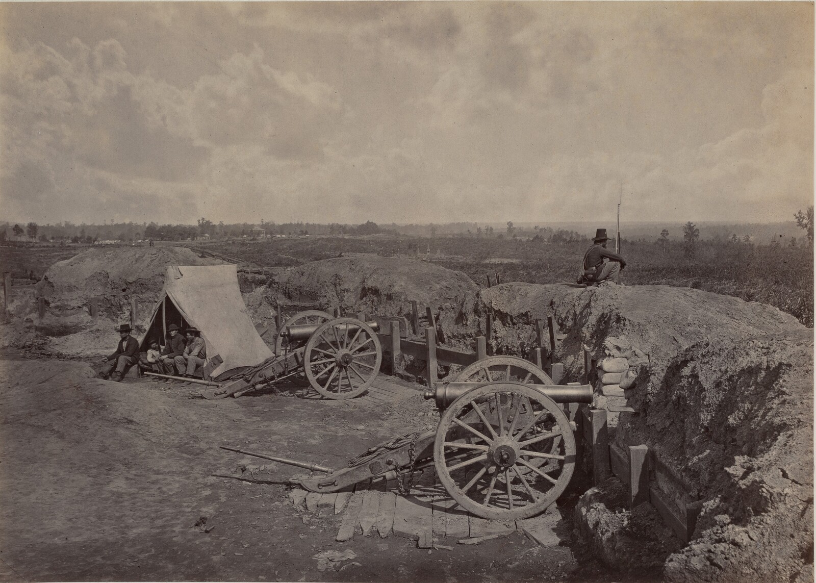 Rebel Works in Front of Atlanta, GA, No. 4