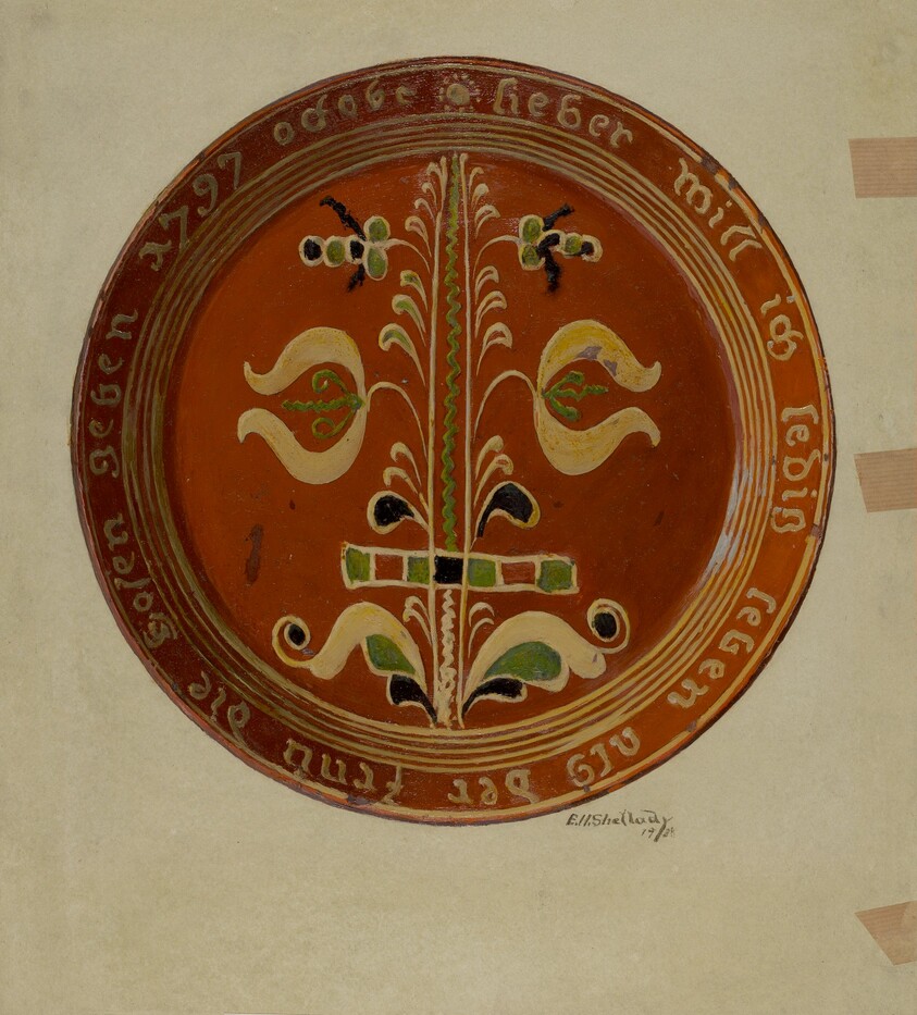 Pennsylvania German Plate