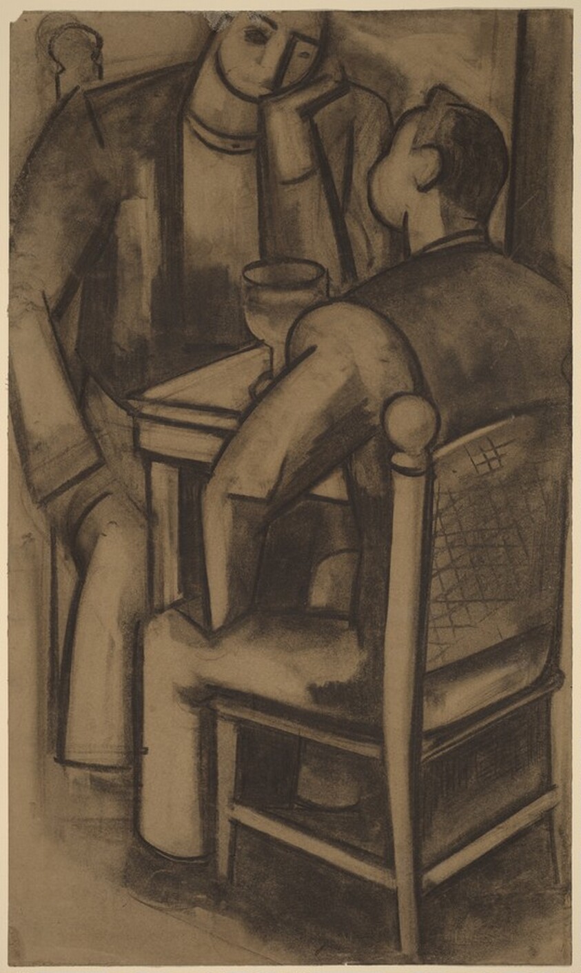 Two Men at a Table