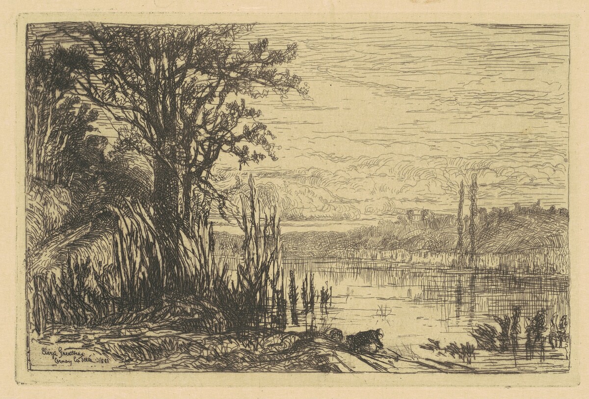 The Pond at Cernay-la-Ville