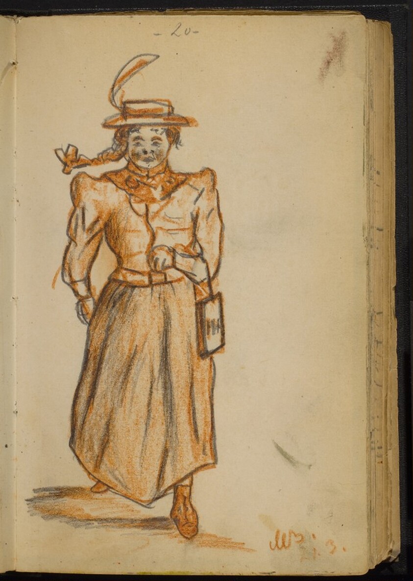 Woman with Braided Hair