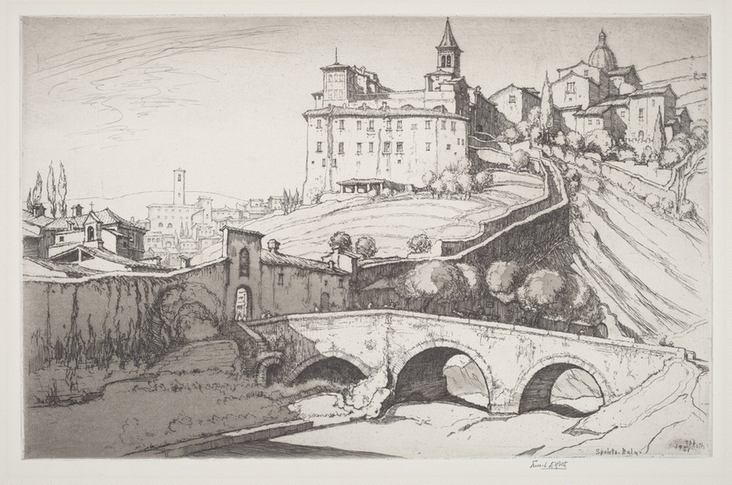 Spoleto - Italy, Ernest D. Roth, 1951