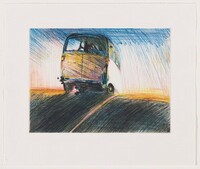 Van [working proof 18], Wayne Thiebaud, 1988