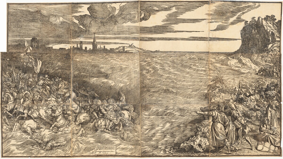 The Submersion of Pharoah's Army in the Red Sea