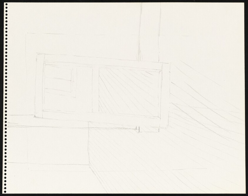 Untitled (Studio Corner) [verso]