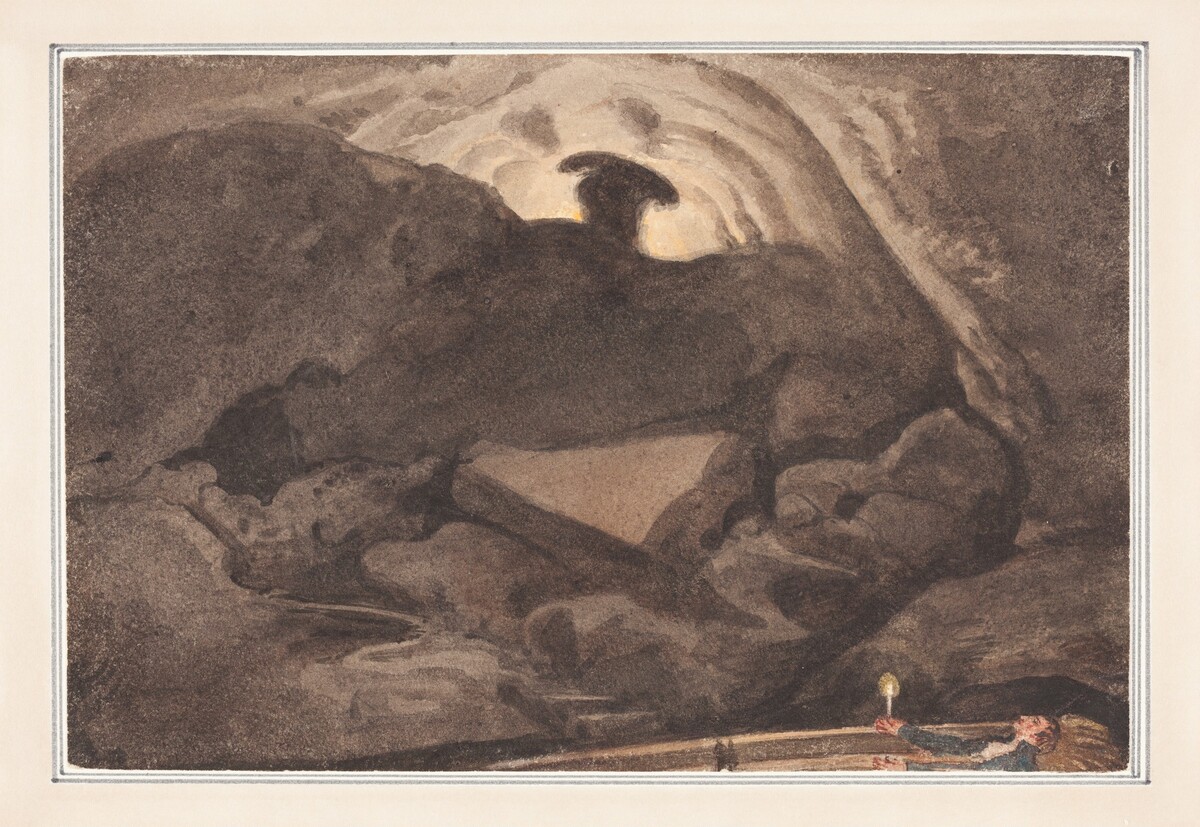 Scene in a Cave