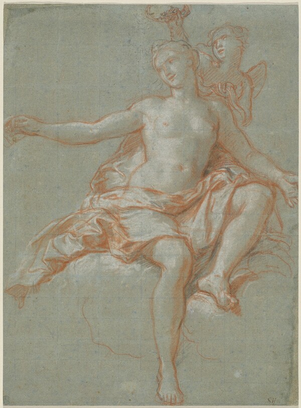 Cupid Stealing Venus's Floral Crown