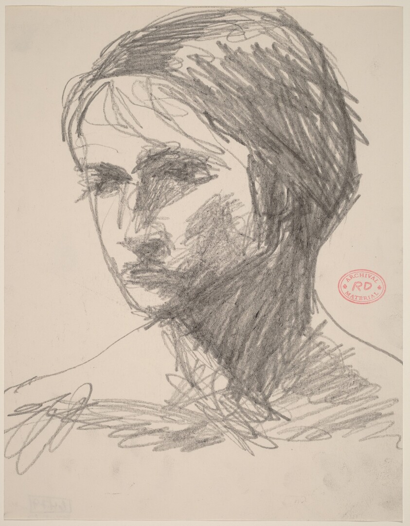 Untitled [head of a woman]