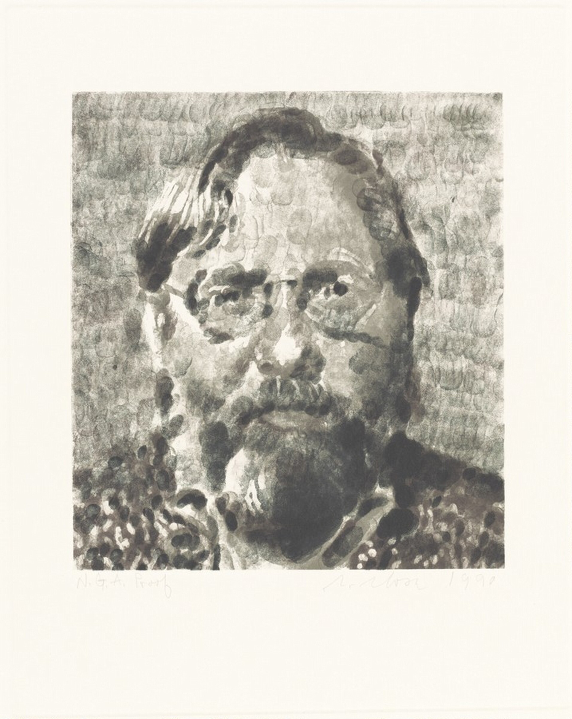 John I, Chuck Close, 1986/1990