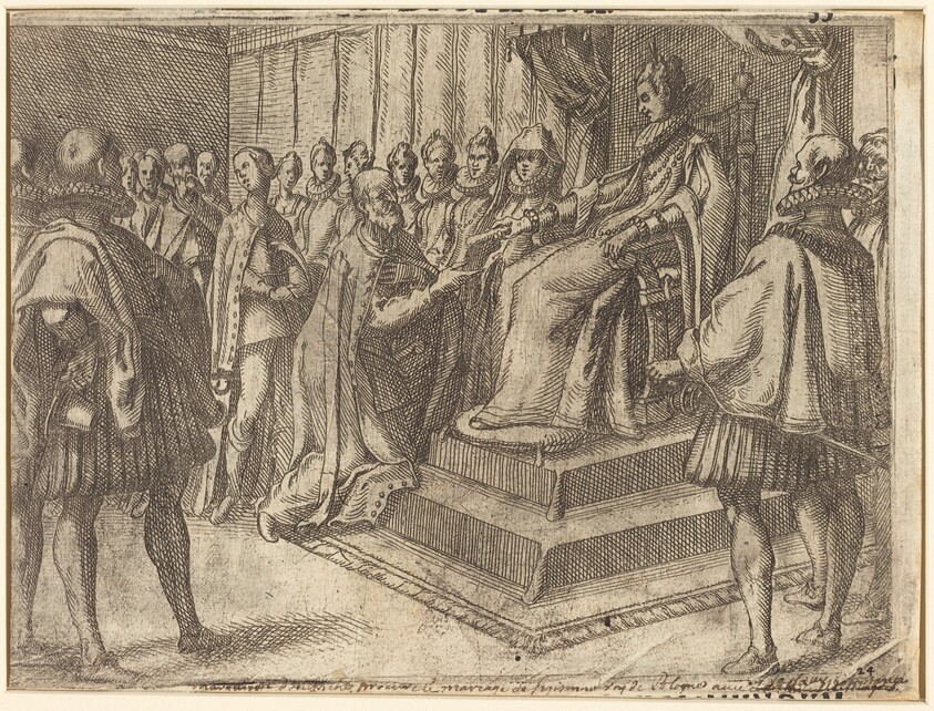 Reception of the Envoy of Poland [recto]