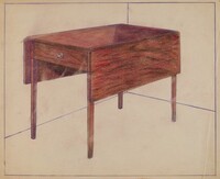 Drop-leaf Table, Charles Charon, c. 1936