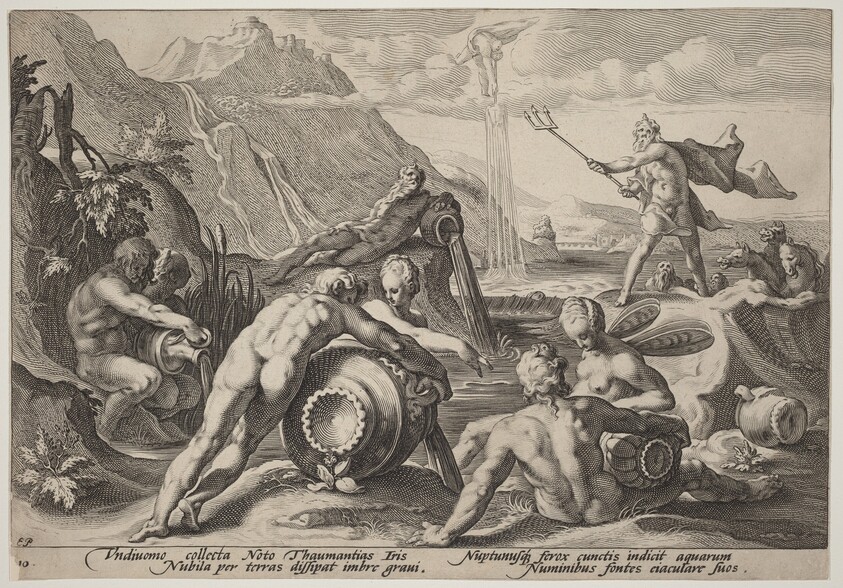 Neptune Plotting the Destruction of Man