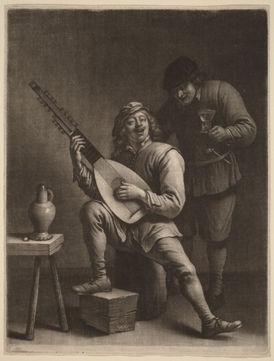 The Lute Player and the Drinker
