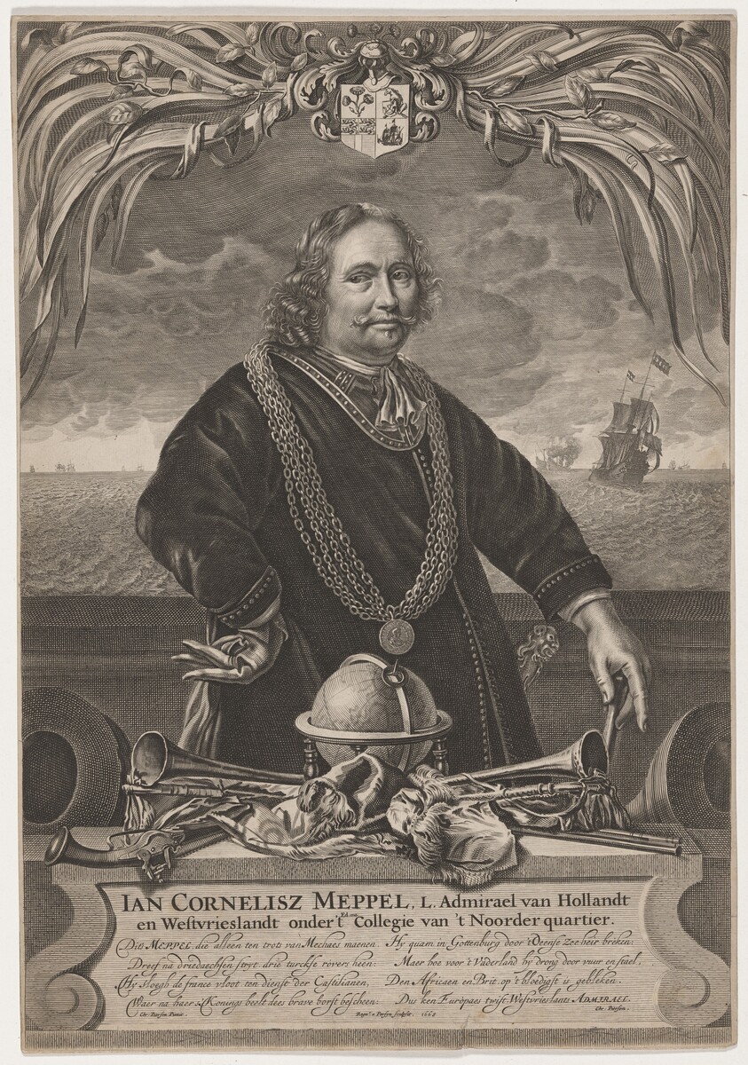 Admiral Jan Cornelius Meppel of Holland