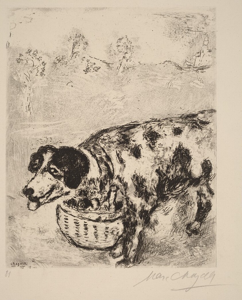 The Dog Who Carries His Master's Dinner