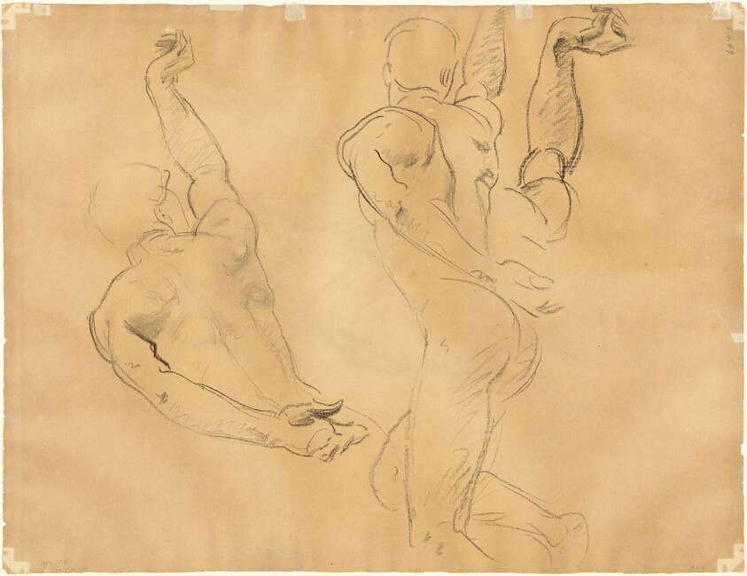 Studies of Male Nudes [verso]