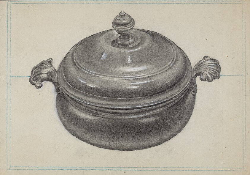 Pewter Soup Tureen