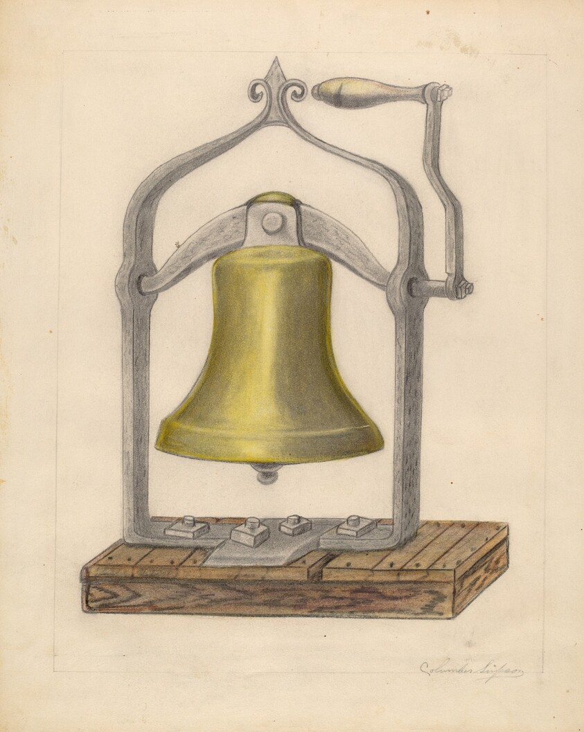 Portable Brass Hand Bell