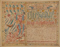 Fraktur, Albert Levone, 1935/1942