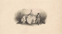 Design for an Emblem of the State of South Carolina, Christian Schussele, c. 1860