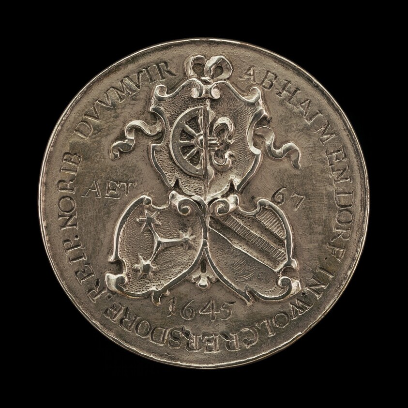 Shields of Fürer von Haimendorf and His Two Wives [reverse]