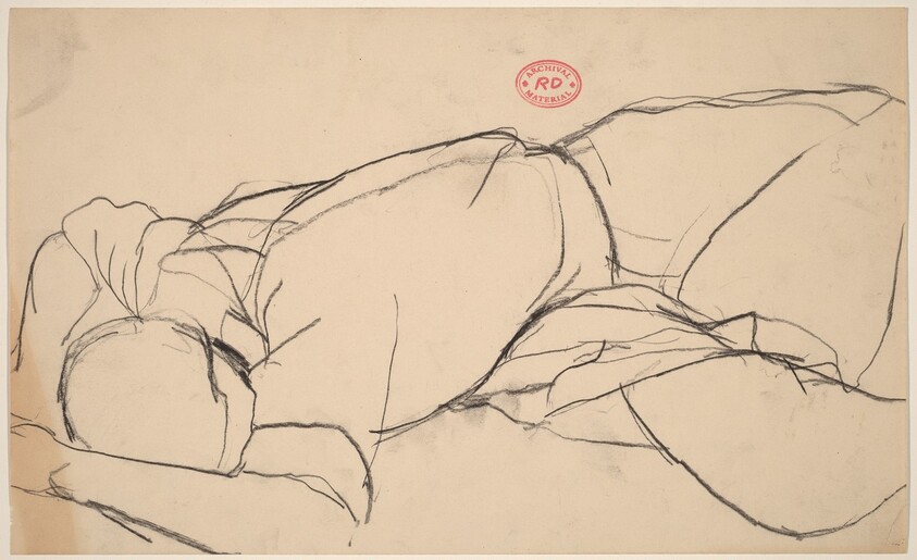 Untitled [reclining figure with face down]