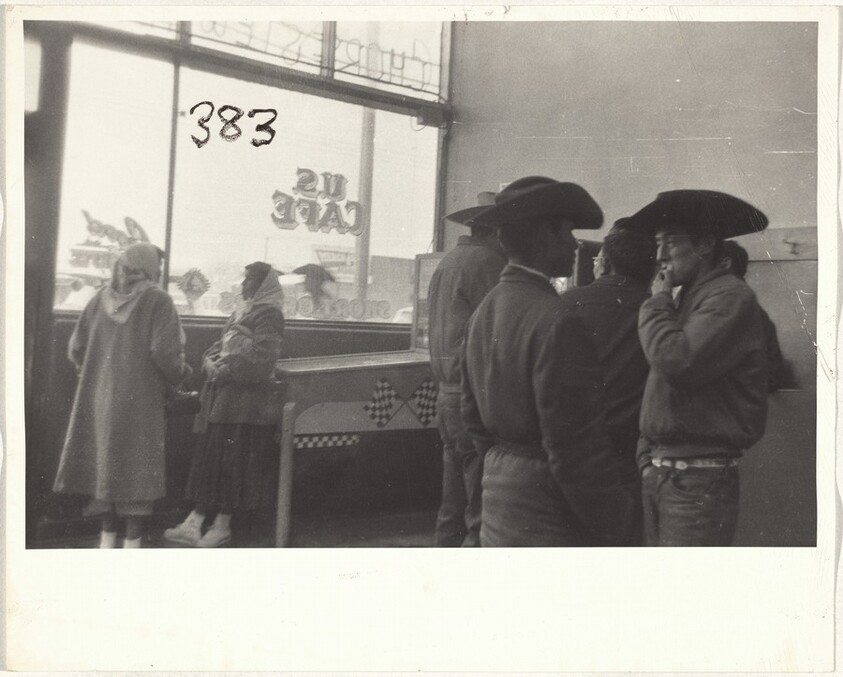Interior of U.S. Café--Gallup, New Mexico