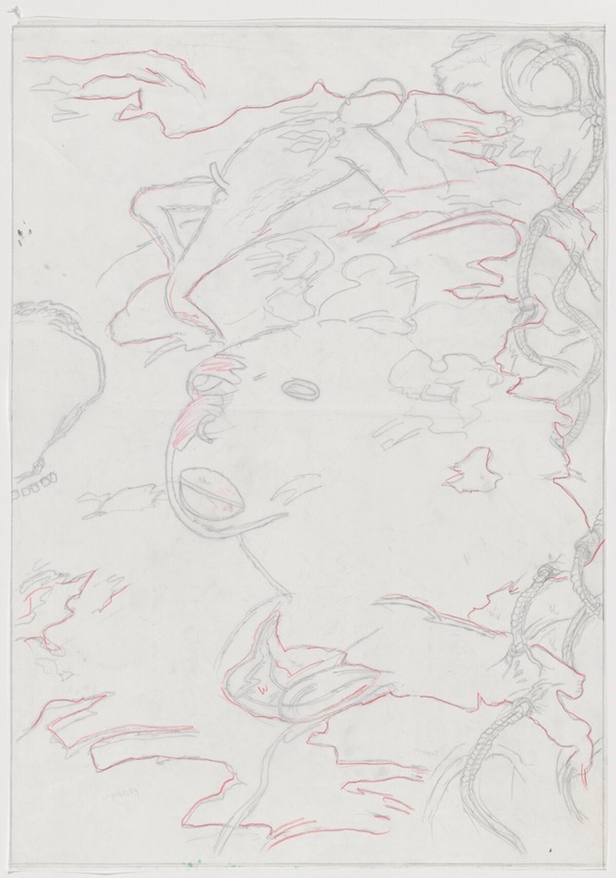 Pontchartrain [preparatory drawing for panel B]