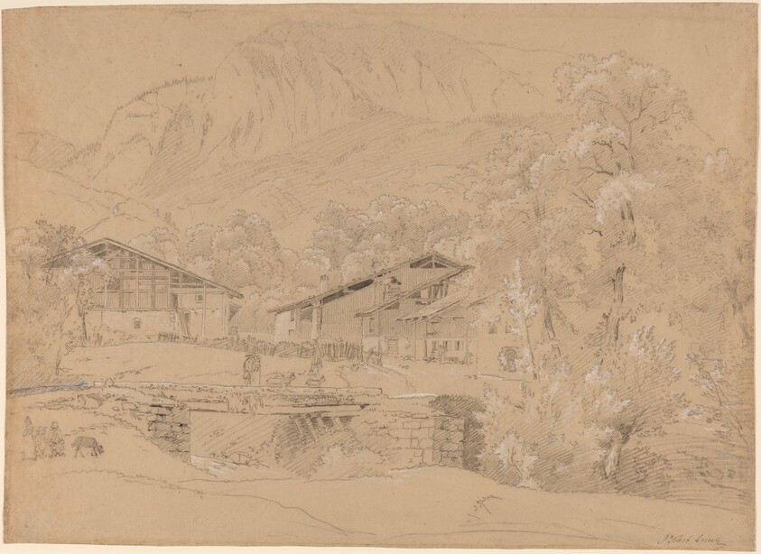 An Alpine Village in Summertime